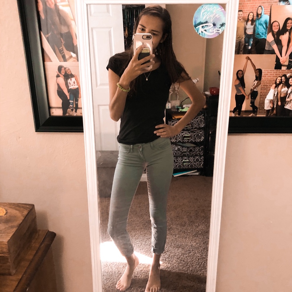 Olive Green Jeggings